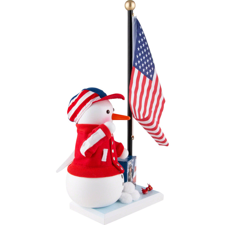 Nutcracker - Patriot Snowman - 46 cm / 18.1 inch