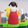 Kurbelspieldose Gänseliesel - 7 cm