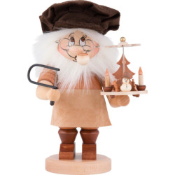 Räuchermännchen Wichtel Pyramidenbauer - 28 cm