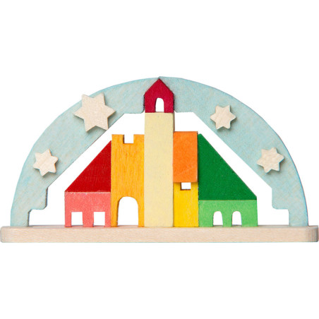 Tree Ornament - Candle Arch blue - 3,6 cm / 1.4 inch