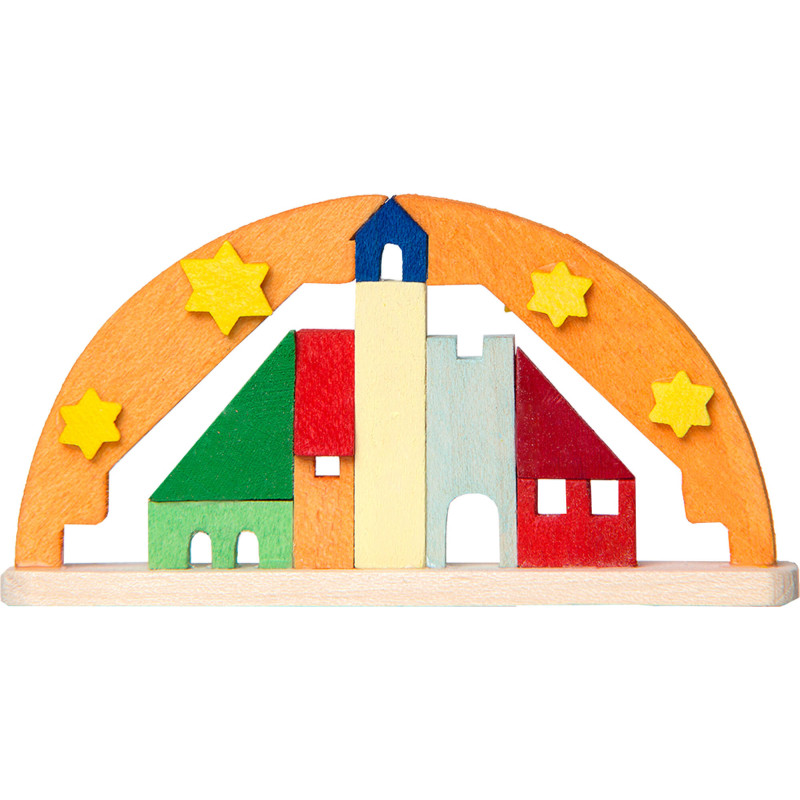 Tree Ornament - Candle Arch orange - 3,6 cm / 1.4 inch