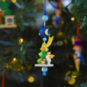 Tree Ornament - Spindle with Angel - 11 cm / 4.3 inch