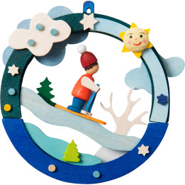Tree Ornament - Sledding Hill - 8,6 cm / 17318.9 inch