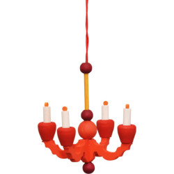 Christbaumschmuck Leuchterspinne - 7,5 cm