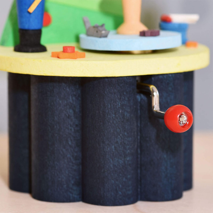 Kurbelspieldose Nussknacker - 10,5 cm