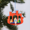 Christbaumschmuck Stadttor mit Engel - 6,9 cm