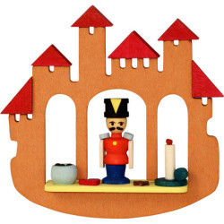 Tree Ornament - Town Gate with Nussknacker - 6,9 cm / 2.7 inch