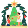 Tree Ornament - Nutcracker - 7,4 cm / 2.9 inch