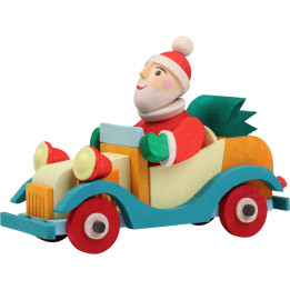 Christbaumschmuck Wichtel im Oldtimer - 5,5 cm
