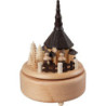 Music Box - Seiffen Church and Carolers - 20 cm / 7.9 inch