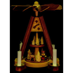 2-Tier Table Pyramid - Forest Gnome - 24 cm / 9.4 inch