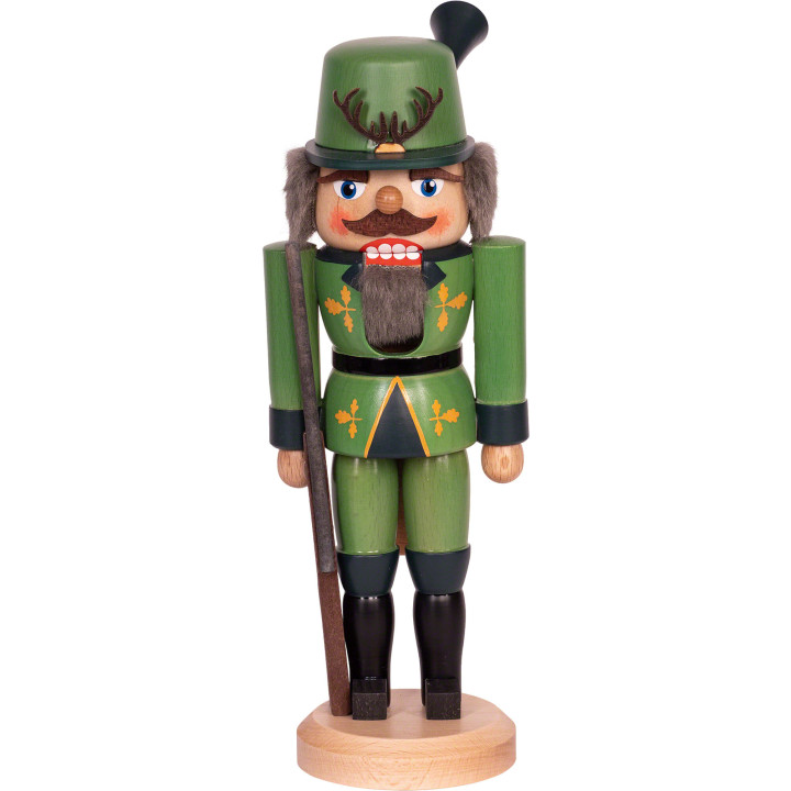 Nussknacker Jäger grün - 29 cm