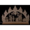 Mini Candle Arch - Santa Claus - 22x14 cm / 8.7x5.5 inch