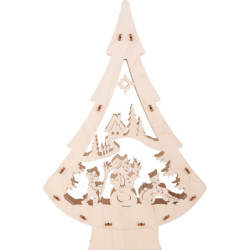 Light Tree - Snowman - 20,5x30 cm / 8.1x11.8 inch