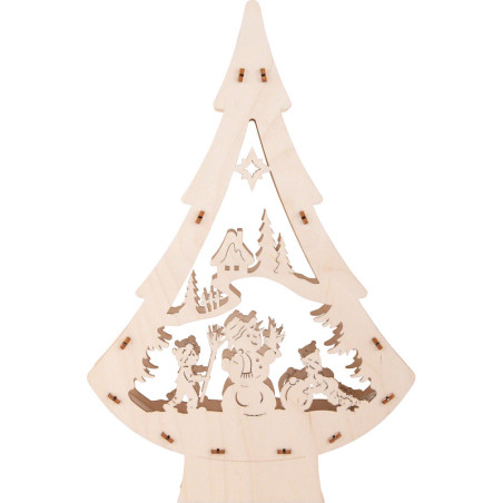 Light Tree - Snowman - 20,5x30 cm / 8.1x11.8 inch