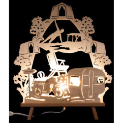 Candle Arch - "Eastalgia Camping" - 36x42,5 cm / 14.2x16.7 inch
