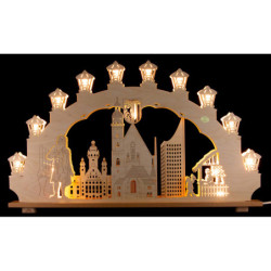 3D Candle Arch - Leipzig - 66x40 cm / 26x15.7 inch