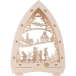 Light Triangle - Snowman - 21,5x29 cm / 8.5x11.4 inch
