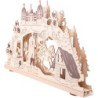 3D-Schwibbogen "Drei Haselnüsse für Aschenbrödel" - 52x31,5 cm