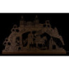 3D Candle Arch - "Three Hazelnuts for Cinderella" - 52x31,5 cm / 20.5x12.4 inch
