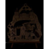 Candle Arch - "Three Hazelnuts for Cinderella" - 34,5x42 cm / 13.6x16.5 inch