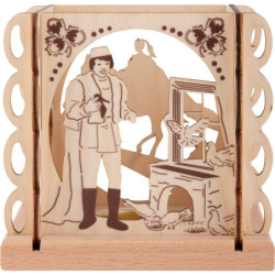 Tischlaterne "Drei Haselnüsse für Aschenbrödel" - 11,5 cm