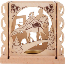 Tischlaterne "Drei Haselnüsse für Aschenbrödel" - 11,5 cm