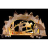 3D Candle Arch - "Three Hazelnuts for Cinderella" Natural - 70x41 cm / 27.6x16.1 inch