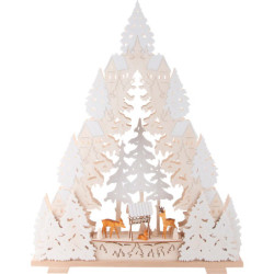 Lichterspitze "Waldzauber" - 52x65,5 cm