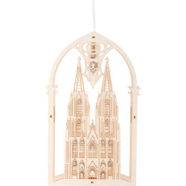 Fensterbild Kölner Dom - 32 cm