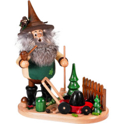 Smoker Forest Gnome Gardener - 26 cm / 10.2 inch
