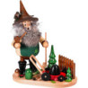 Smoker Forest Gnome Gardener - 26 cm / 10.2 inch