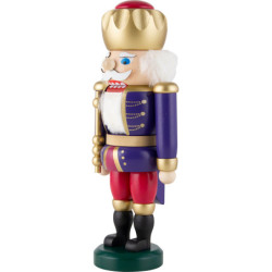 Nutcracker - Exclusive King Indigo-Raspberry - 25 cm / 9.8 inch
