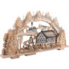 Candle Arch - Market Café with Turning Pyramid - 72x43x13 cm / 5.1 inch