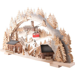 Candle Arch - Fichtelberg Idyll - 72x43x15 cm / 28.3x17x5.9 inch