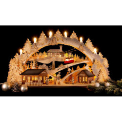 Candle Arch - Fichtelberg Idyll - 72x43x15 cm / 28.3x17x5.9 inch