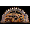 Candle Arch - Fichtelberg Idyll with Snow - 72x43 cm / 28.3x16.9 inch