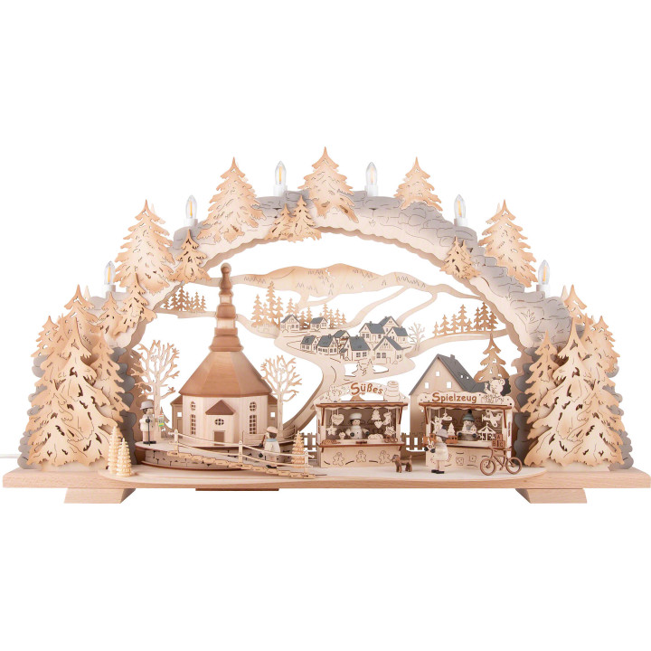 Candle Arch - Fair in Seiffen - 72x43 cm / 28.3x16.9 inch