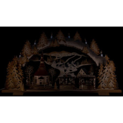 Candle Arch - Fair in Seiffen - 72x43 cm / 28.3x16.9 inch