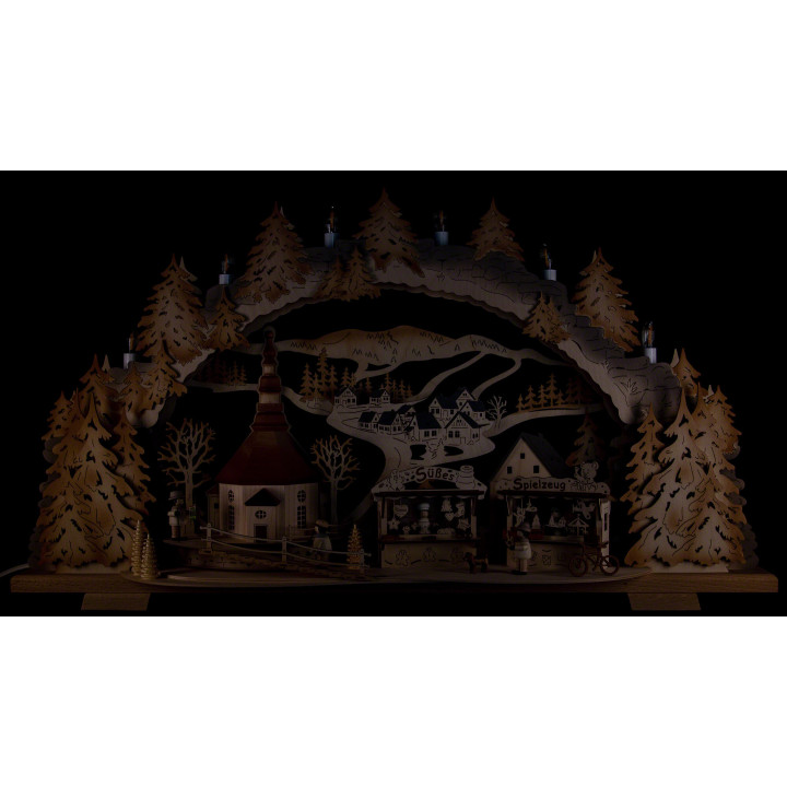 Candle Arch - Fair in Seiffen - 72x43 cm / 28.3x16.9 inch