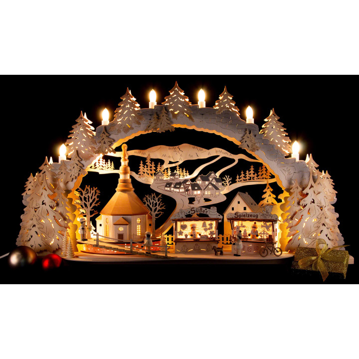 Candle Arch - Fair in Seiffen - 72x43 cm / 28.3x16.9 inch