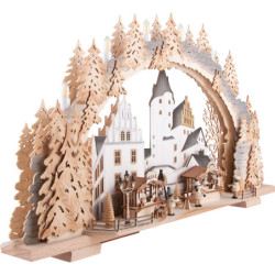 Candle Arch - Christmas Market at Schwarzenberg Castle - 72x43 cm / 28.3x16.9 inch