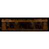 Illuminated Stand 'Mining and Miners' - 75x20x16 cm / 29.5x7.9x6.3 inch