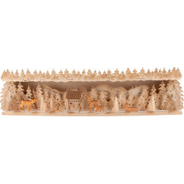 Illuminated Stand - Winter Forest - 76x18,5 cm / 29.9x7.3 inch