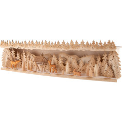 Schwibbogenerhöhung Winterwald - 76x18,5 cm