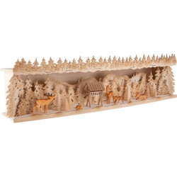Illuminated Stand - Winter Forest - 76x18,5 cm / 29.9x7.3 inch