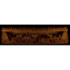 Illuminated Stand Christmas Idyll with Candle Arch - 75x20x15 cm / 29.5x7.9x5.9 inch