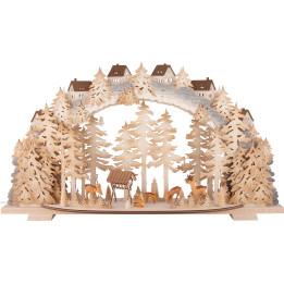 Candle Arch - Forest Scenery - 72x41x13 cm / 28.3x16.1x5.1 inch