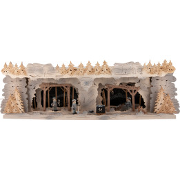 Illuminated Stand - Mining and Miners - 58x18 cm / 22.8x7.1 inch