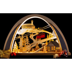 Candle Arch - NEW LINE - Fichtelberg Idyll - 52x32,5 cm / 20.5x12.8 inch